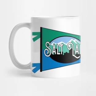 Salt Lake City Flag Pennant Mug